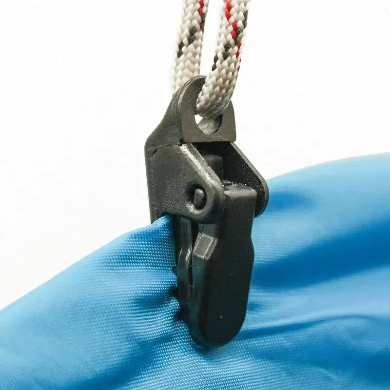 10 Pcs Tent Pull Point Clip Outdoor Camping Alligator Hook Buckle for The Crocodile