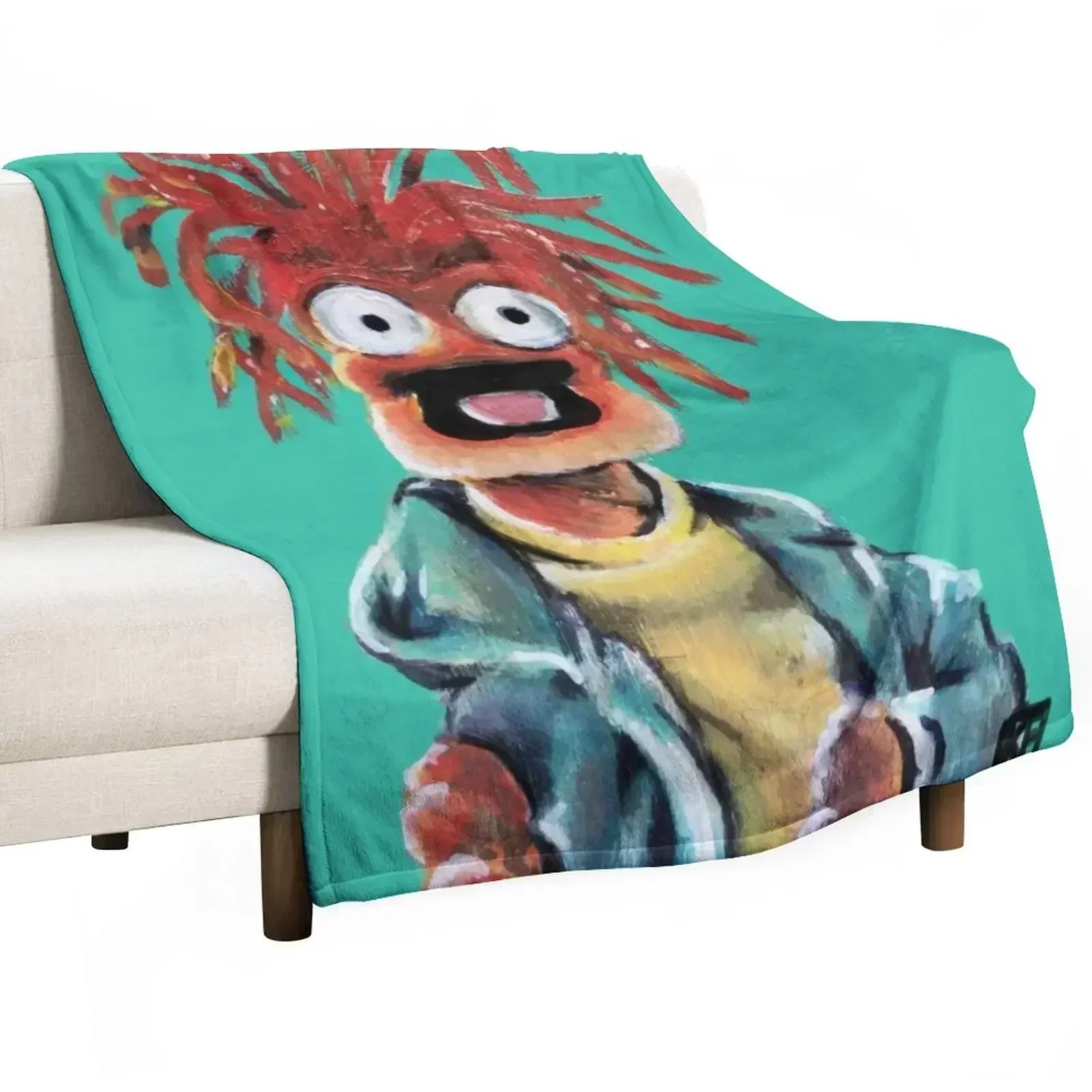 

Pepe The King Prawn Fan Art Throw Blanket Luxurious Soft Blanket Holiday Gift for Family