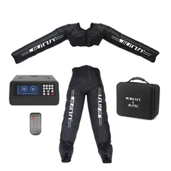 Masajeador muscular de compresión de aire para pies, botas de recuperación de piernas, máquina de drenaje linfático, relajación, fisioterapia, 8 cavidades, presoterapia