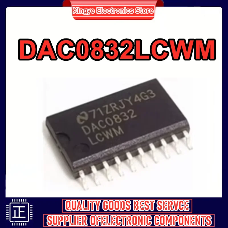 

DAC0832LCWM DAC0832 SOP20 8-битный аналого-цифровой преобразователь, новый оригинальный в наличии