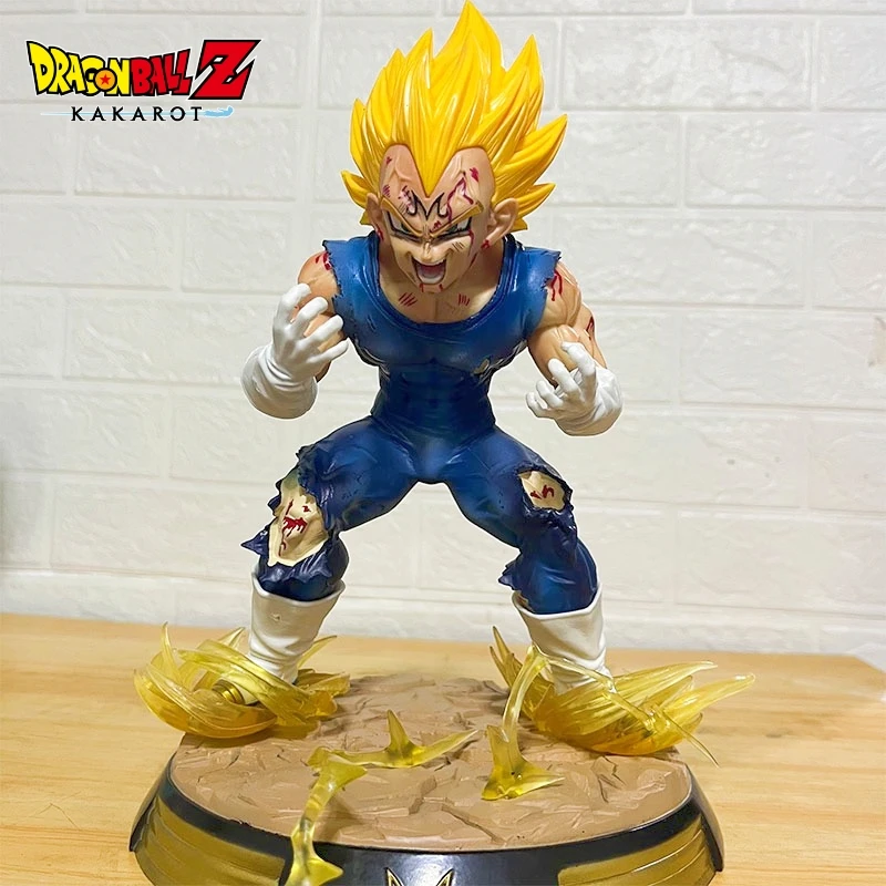 

28cm Dragon Ball Z Majin Vegeta Anime Figure Self Destruction Vegeta Figures Statue Figurine Pvc Model Toy Doll Collectible Gift