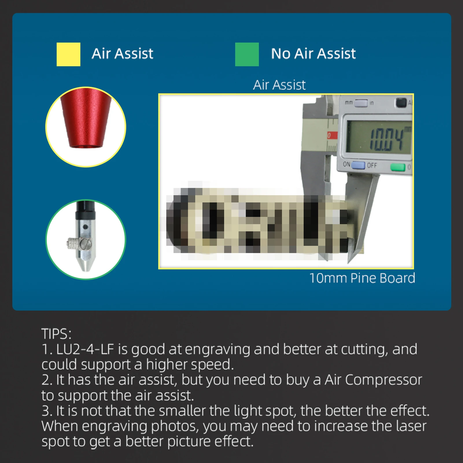 ORTUR LU2-4-SF 24V Upgrade Laser Module 5W Laser Power Fixed Focus Suitable for Laser Master 2 S2/Laser Master Laser 2 PRO S2