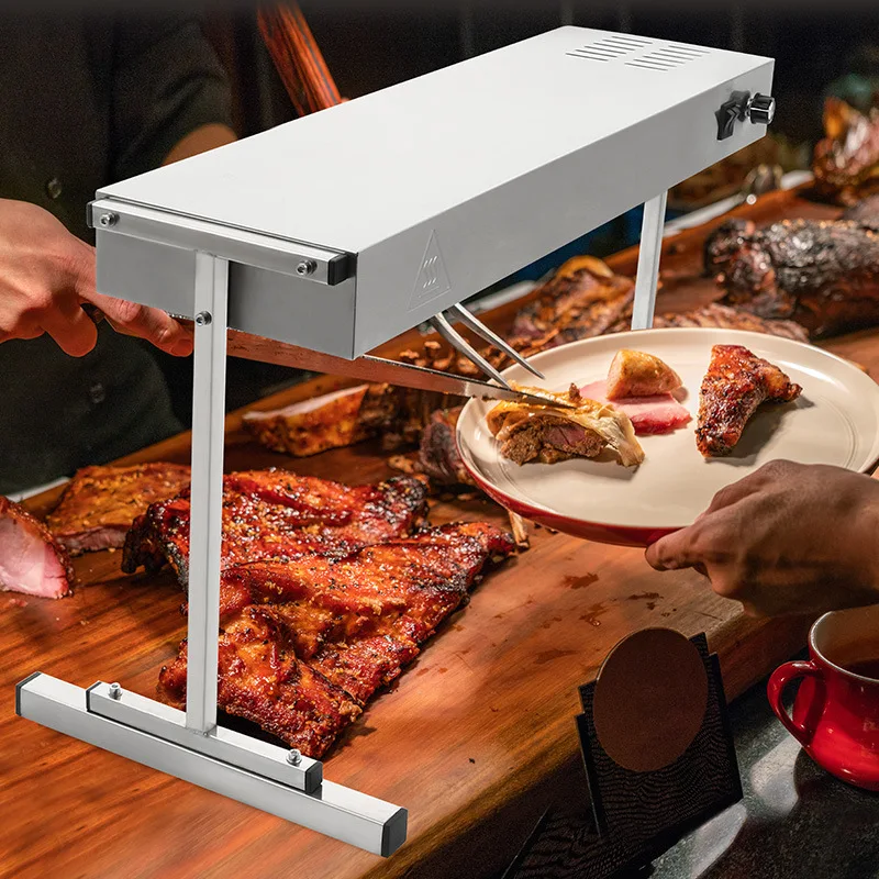 

I-shaped foot buffet French fries fried chicken insulation light warm food commercial barbecue light