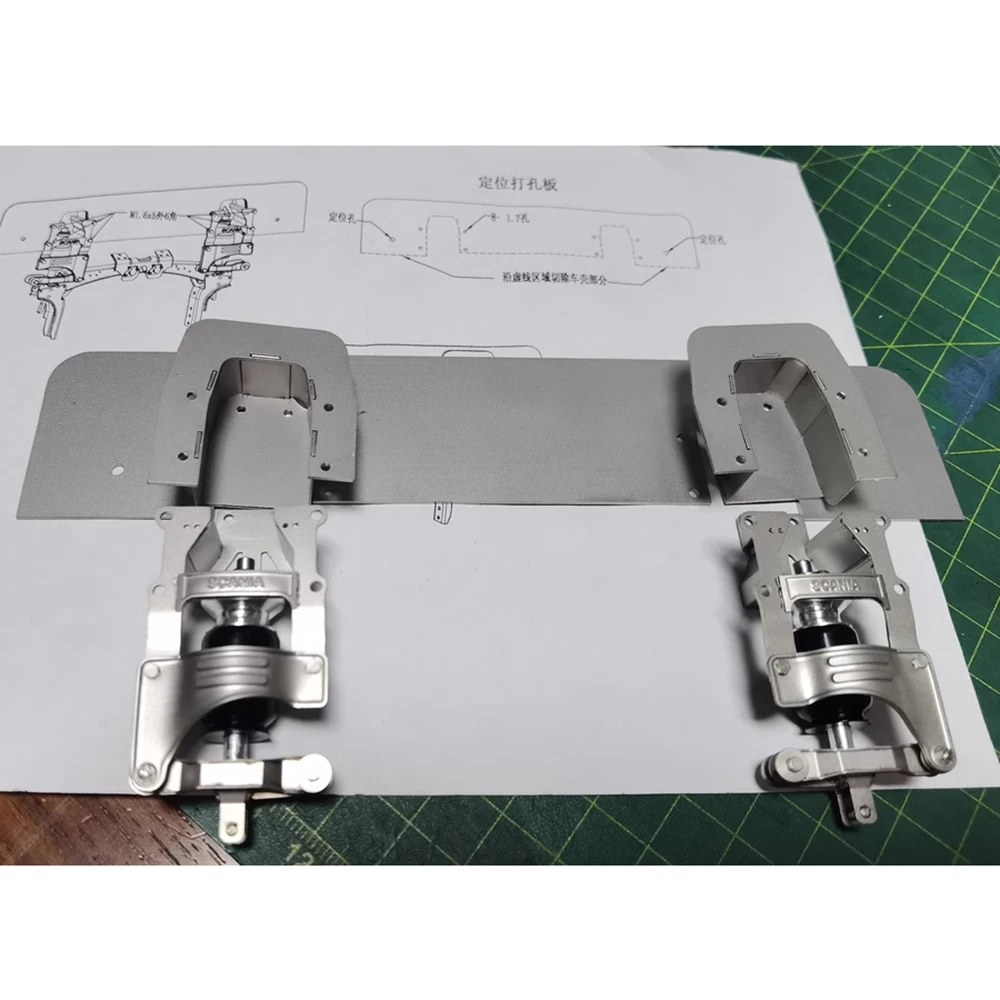 Tamiya 770S RC 자동차 금속 프론트 버클, 1/14 770S RC 트럭 모델 장난감, 시뮬레이션 프론트 버클, 자동차 액세서리