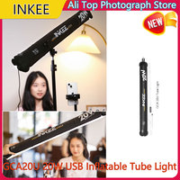INKEE GCA20U 20W USB Inflatable Tube Light Magnetic Bi-color LED Light Stick Portable Outdoodr Photography Video Live Fill Light