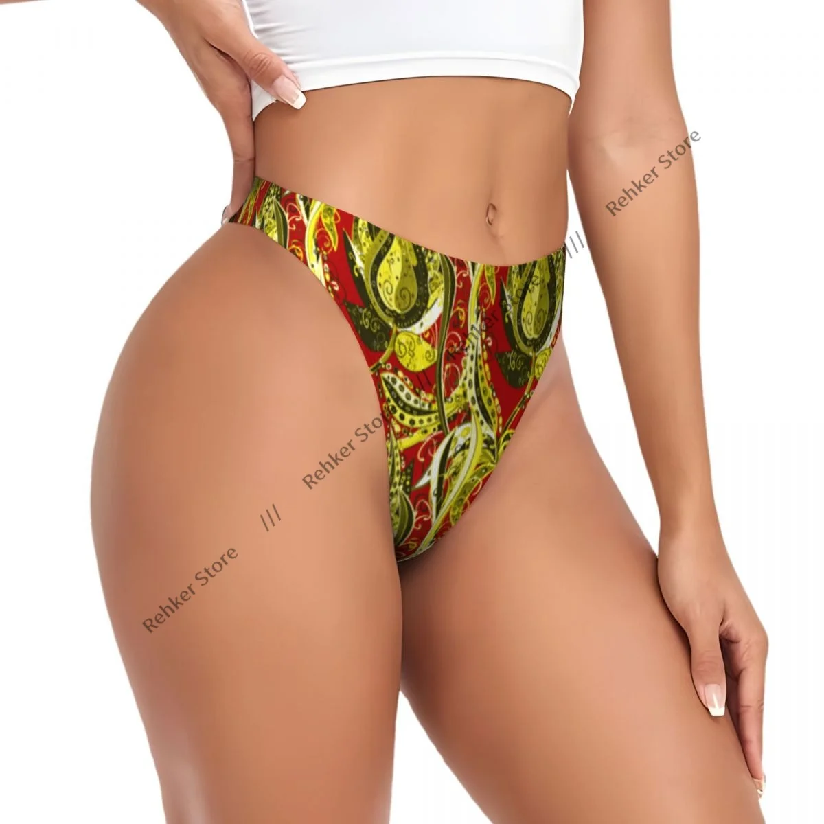 

Сексуальные трусики, винтажные стринги с цветами, нижнее белье, женское нижнее белье, дышащие стринги