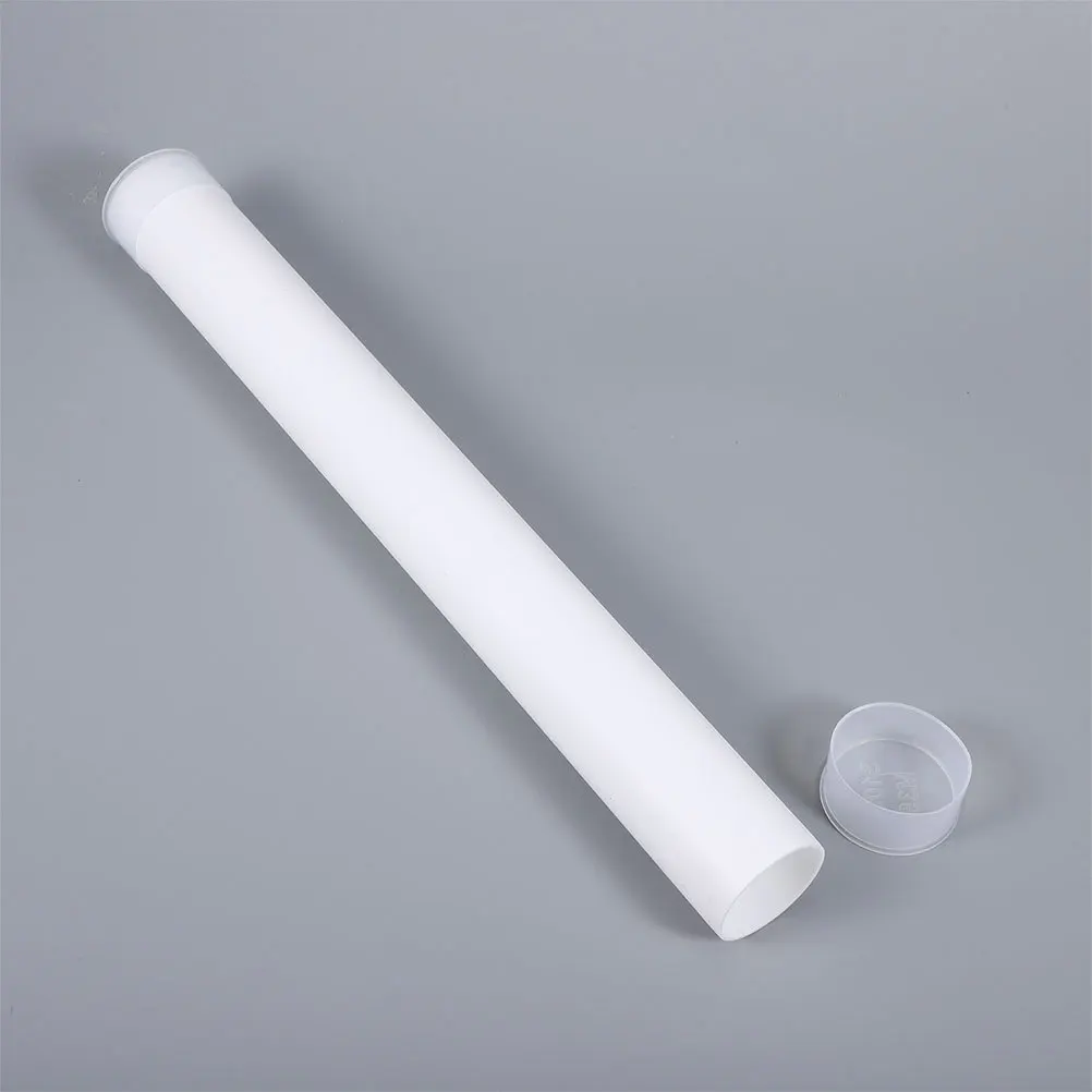 

4pcs Plastic Storage With Caps For Documents Posters Mailing Travel Organizer Waterproof Durable Lightweight Clear Bead Gel