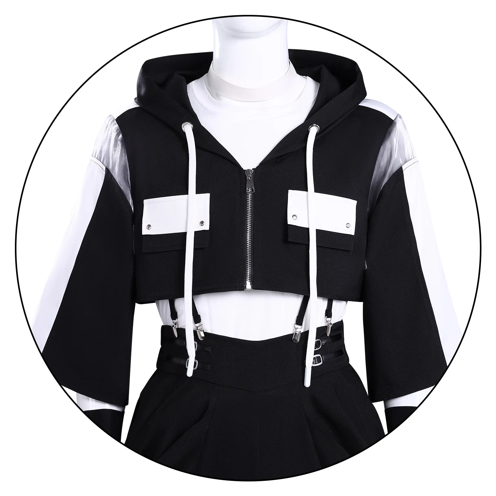 Ensemble de cosplay B-Side de Tamon : Costume d'anime Fukuhara Tamon, Ishibashi Natsuki et Tachibana Keito, tenue complète pour fête d'Halloween