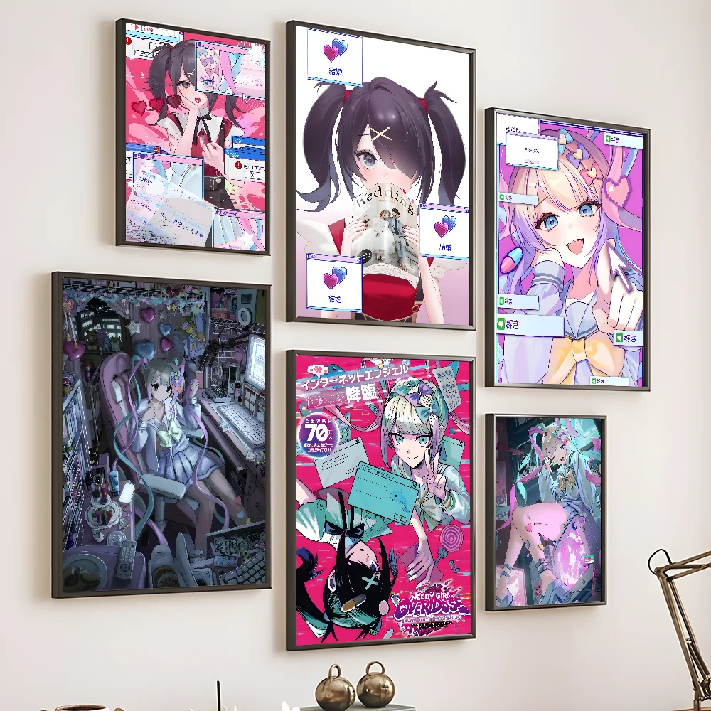 Needy Girl Streamer Overload Poster Home Living Room Wall Room Bed Bedroom Home Decoration