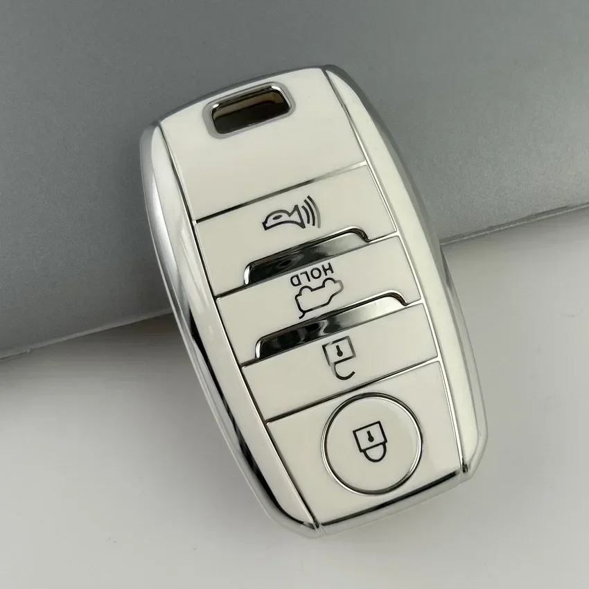 3 4 Buttons Shell TPU Car Remote Smart Key Case Cover For KIA Rio Rio5 Sportage Ceed Cerato K3 KX3 K4 K5 Sorento Optima Picanto