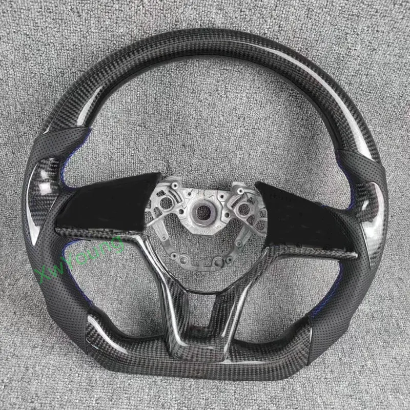 For Nissan Altima TEANA LIVINA SYLPHY BLUEBIRD TIIDA X-Trail Qashqai KICKS 100% Real Carbon Fiber Car Steering Wheel