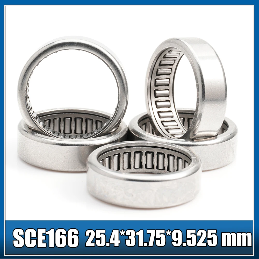 

SCE166 Bearing 25.4*31.75*9.525 mm 5PCS Drawn Cup needle Roller Bearings B166 BA166Z SCE 166 Bearing