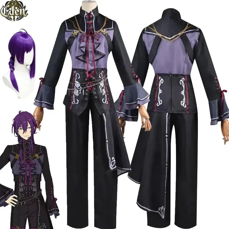 

Костюм для косплея Аясе Майо из игры Distorted Heart Ensemble Stars2, парик, униформа, наряд для Хэллоуина и карнавальных вечеринок.