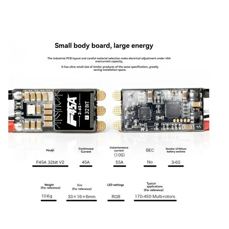 Pro Blheli32 F35A F45A 3-6S Blheli 32 32Bit ESC High Quality Speed Controller For FPV RC Racing Drone Plane B
