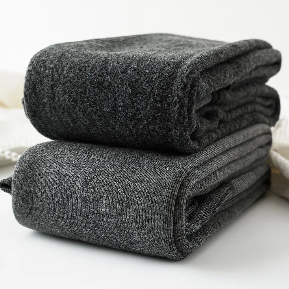 450g Thickened Fleece Winter Cotton Shaping Leggings High Waist Student Socks Women's Underwear Home Clothes 2026