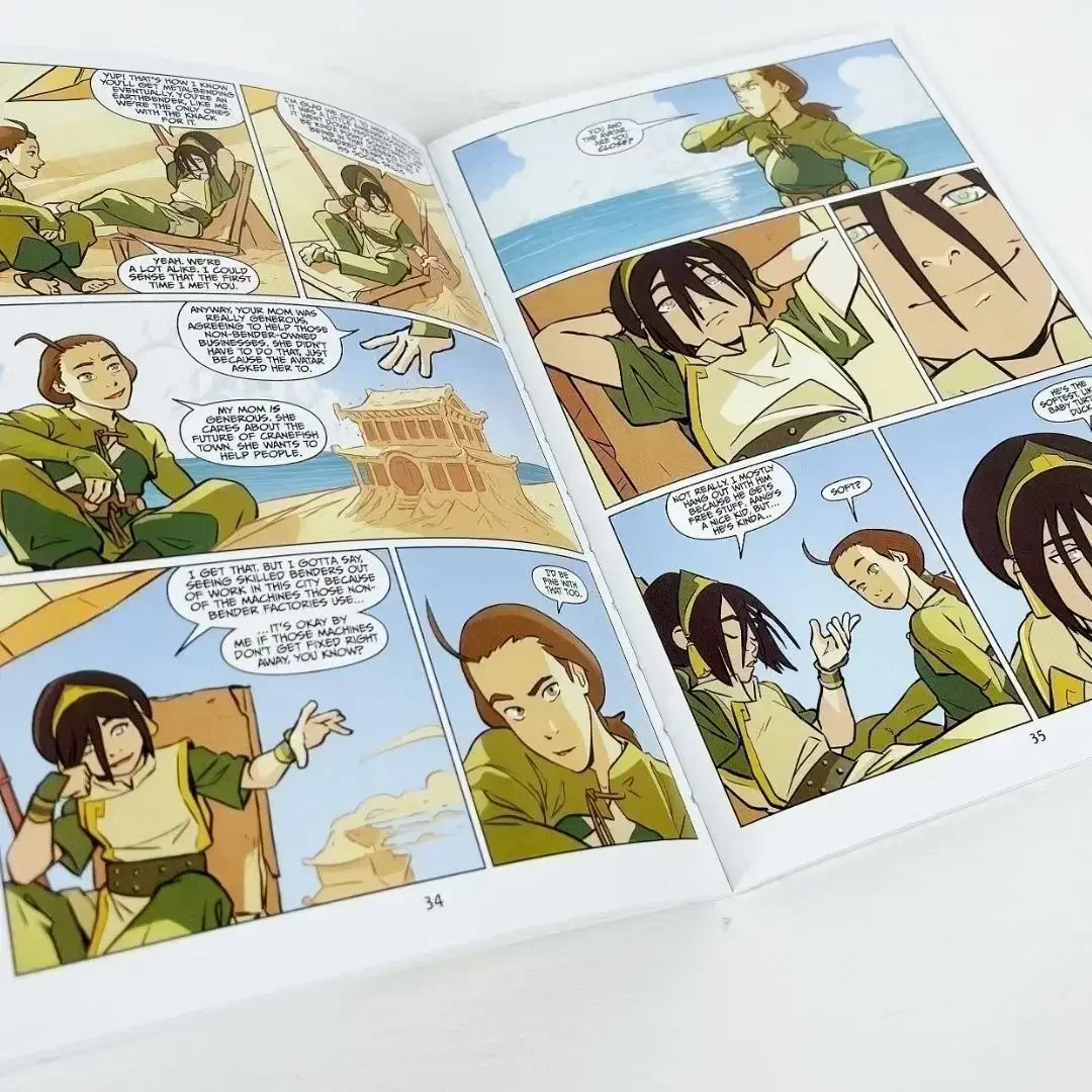 Imagem -04 - Avatar: The Last Airbender Temporada Mais Quadrinho Americano Ação História de Fantasia Livro Ilustrado 18 Livros
