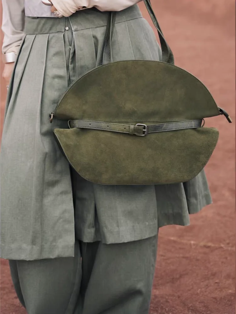 

Fashion Unique Niche Genuine Leather Women Tote Bag\Handbag Real Leather Simple Lady Underarm Shoulder Crossbody New