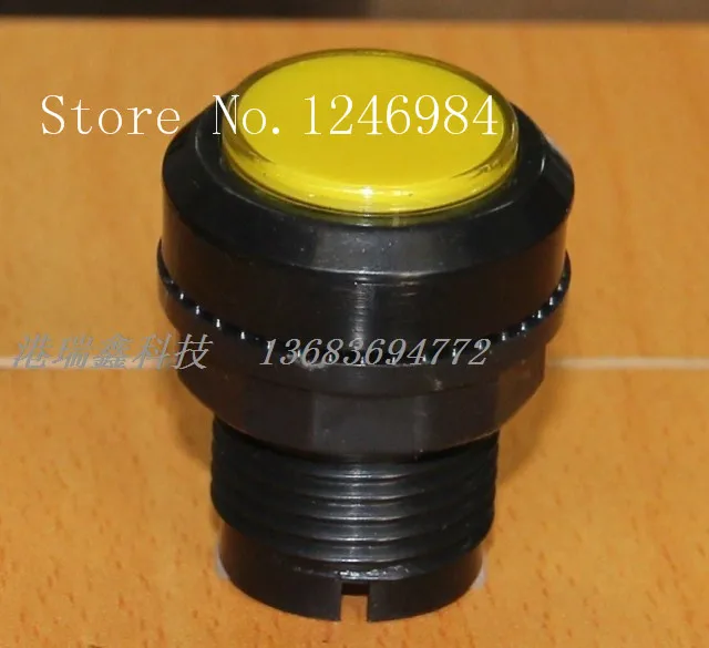 [SA]Video game consoles accessories small round button yellow button mainframe computer switch button M30 --20pcs/lot