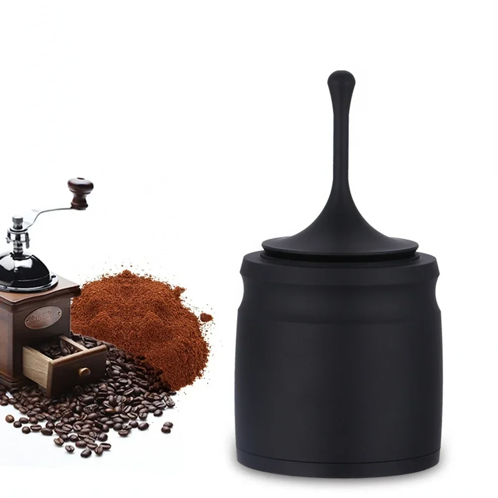 Coffee Tamper Intelligent Dosing Rings Barista Coffee Maker Coffee Grinder Accessories Black
