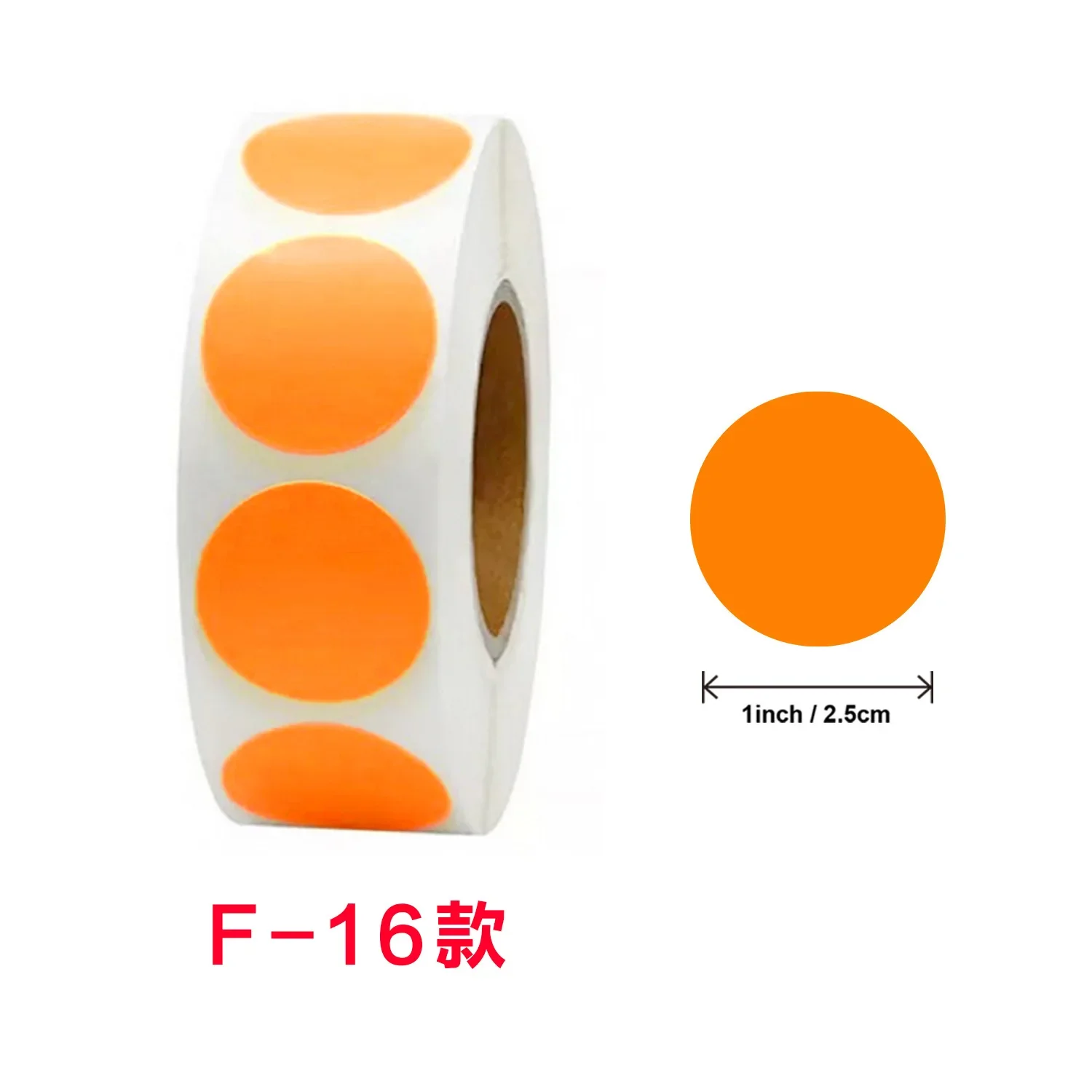 500/1000pcs Color-Code Dot Stickers Removable 1.3cm Chroma Label for Inventory Organize,File Classification Stationery Sticker