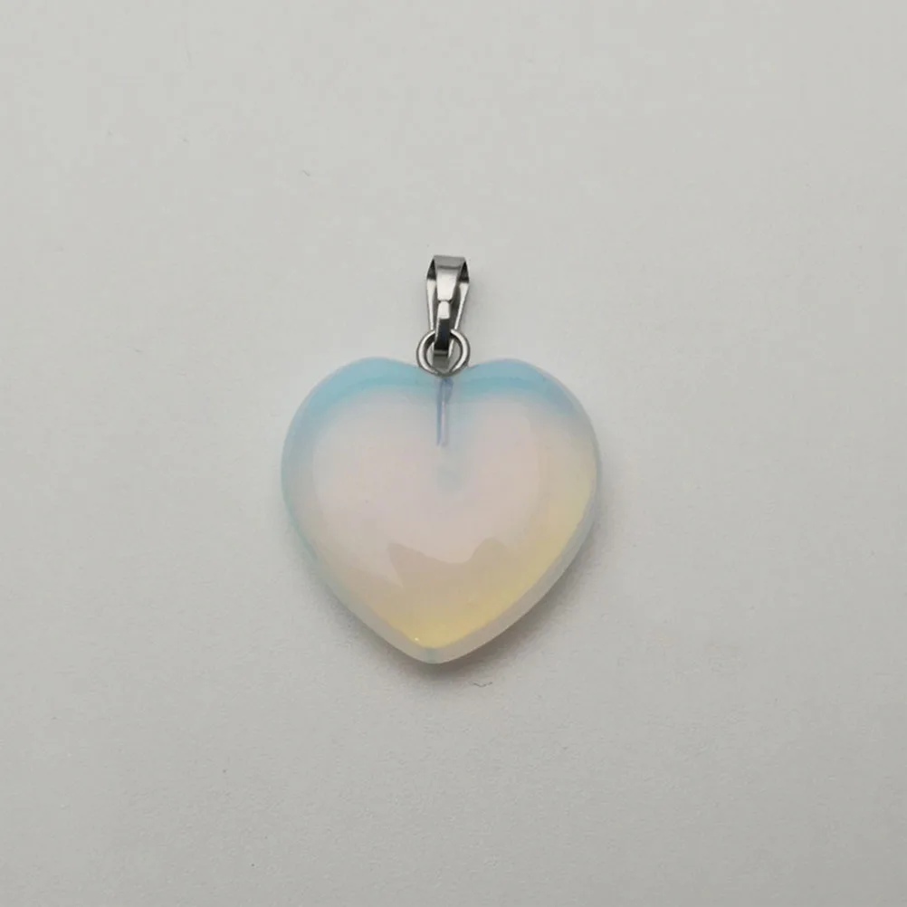 

15pcs 20Mm Natural Heart Pendants Diy Jewelry Making Charms For Necklace Bracelet Keychain Accessories Stone Pendant Charm Heart