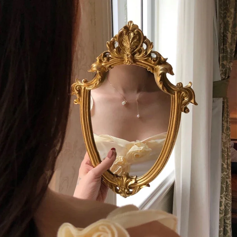 

Light Luxury Wall Mirror Decoration espejo Makeup Mirrors For Bedroom Wall-mounted Mirror Decorative Mirrors зеркало espelho