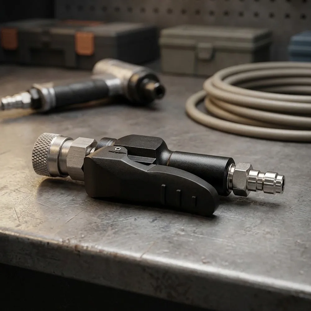 Quick Connect Filling Station Adapter 300Bar for Max Pressure 8mm Female Interface for Compressed Air and Nitrogen Use