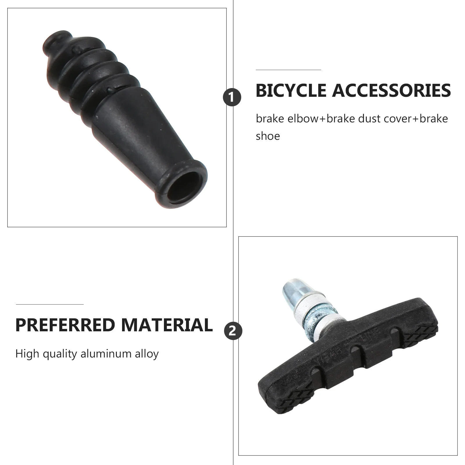 

16Pcs Pads Set for Bicycle Sturdy Stainless Steel Construction Easy Install Anti-Aging Enhanced Grip Long-Lasting Safety