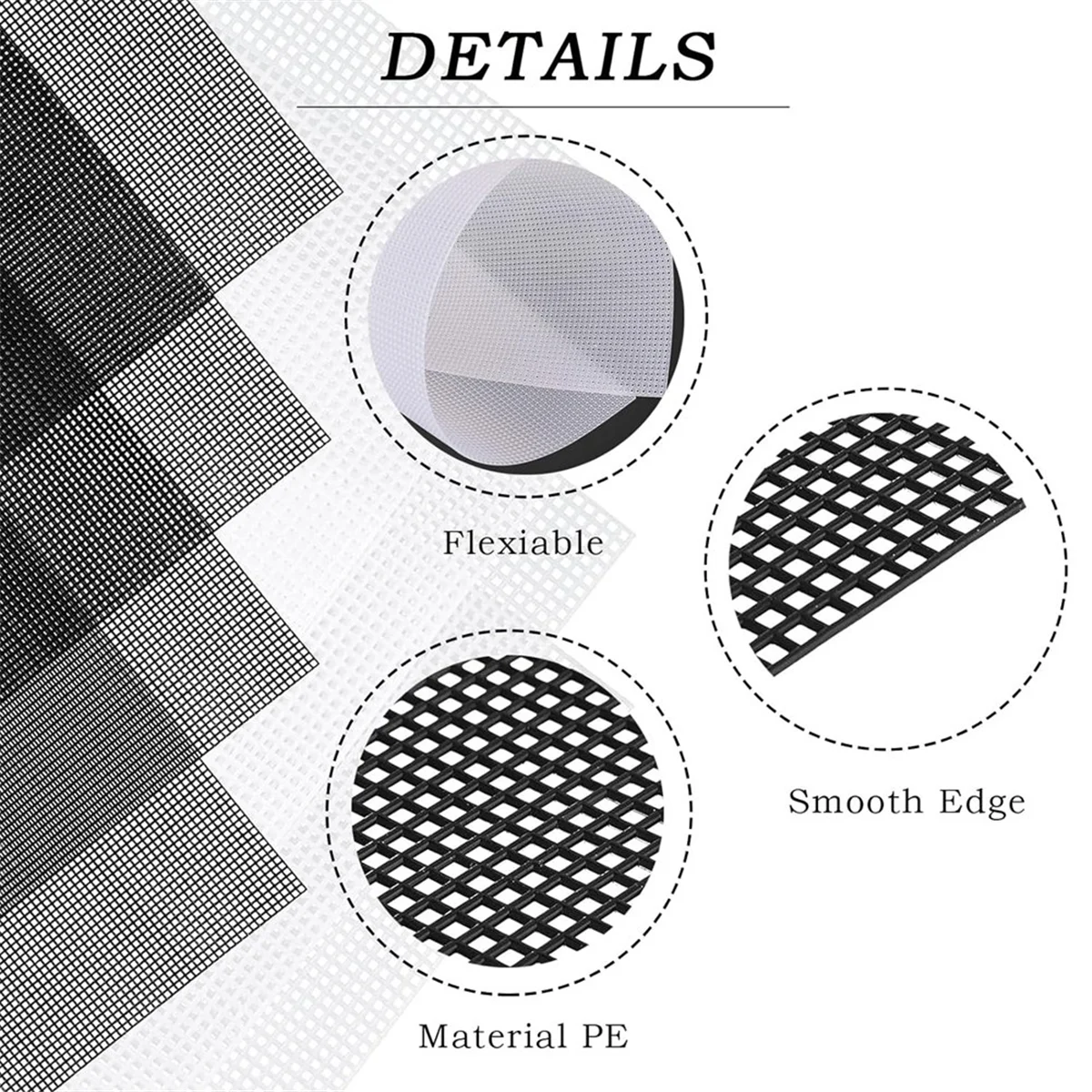 8 Pcs 14 CT Plastic Mesh Canvas Sheets Plastic Mesh, Plastic Mesh Sheets for Embroidery Crafting,(28cmx21cm Black White) M