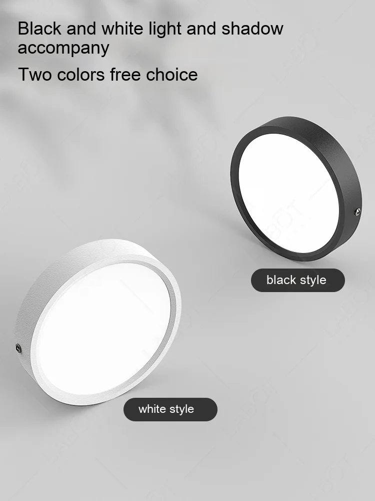 Factory Outlet LED Rounded Ultra-thin Surface Mounted Anti-glare Ceiling Lamp Downlight Spotlight for Indoor Lighting