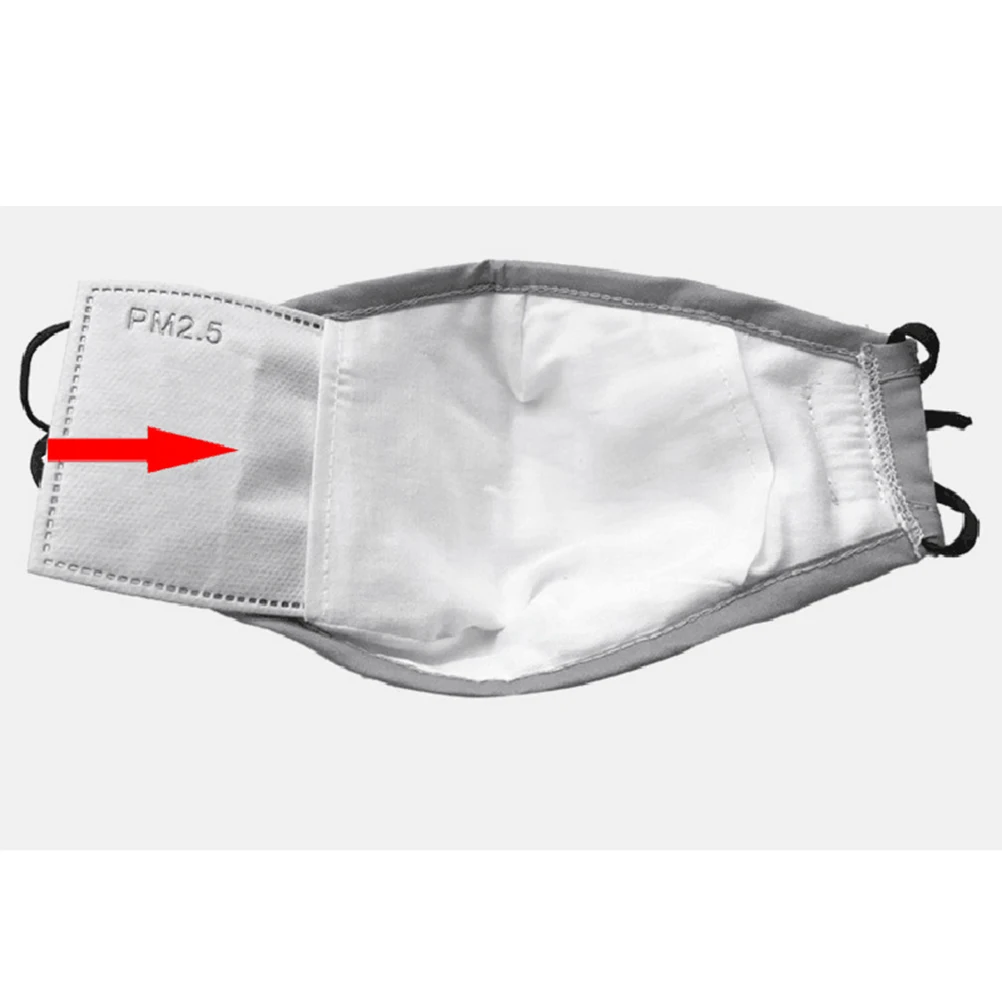 

20Pcs 5 Layers .5 Filter Insert Anti Dust Haze Germs Smoke Pollution for Washable Mouth Masks Replaceable Anti