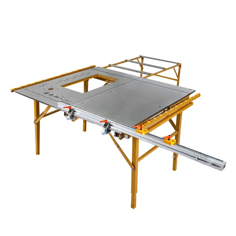 Woodworking Portable Panel Saw Folding Woodworking Machinery Wood Combination Saw Machine Sliding Saw Table