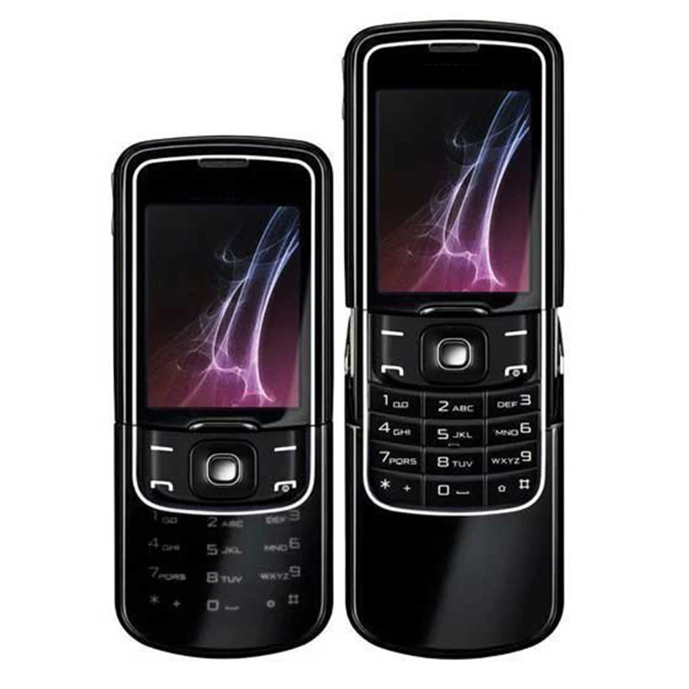 Original 8600 Luna Unlocked Mobile Cell Phone GSM 2G Quad-Band English Arabic Russian Keyboard Cellphone.Made on 2007 in Germany