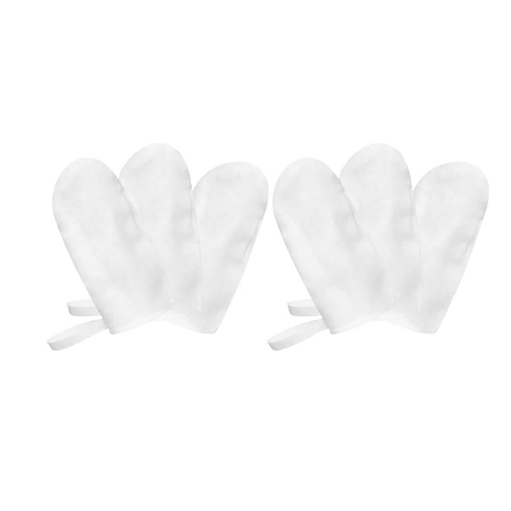 

6Pcs Baby Gauze Finger Toothbrushes Oral Gauze Baby Teeth White Gauze Toothbrushes Baby Teeth Cleaner