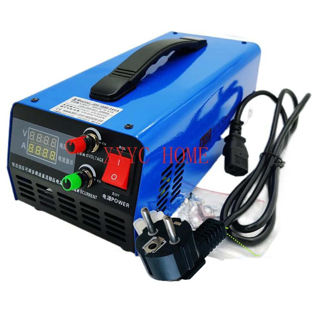 3000W Adjustable Voltage Current Lithium Lead-acid LiFePO4 Battery Charger 0-15V 0-55V 0-120V 0-300V 0-200A 0-60A 0-28A 0-10A