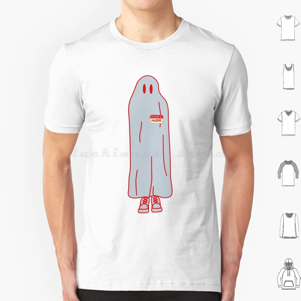 Ghost Phoebe Bridgers T Shirt Cotton Men Women DIY Print Phoebes Bridgers Man I Love Funeral Halloween Ghost Garden Phoebes