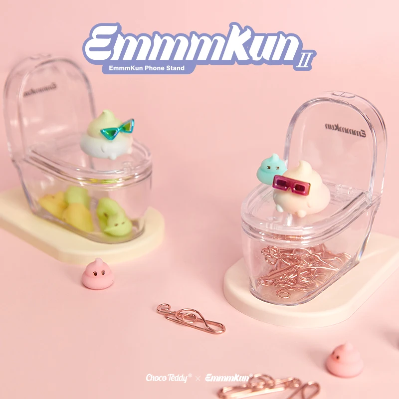 EmmmKun Toilet Stand Series 2 Blind Box Mystery Box Guess Bag Toys Doll Cute Anime Figure Desktop Ornaments Collection Girl Gift