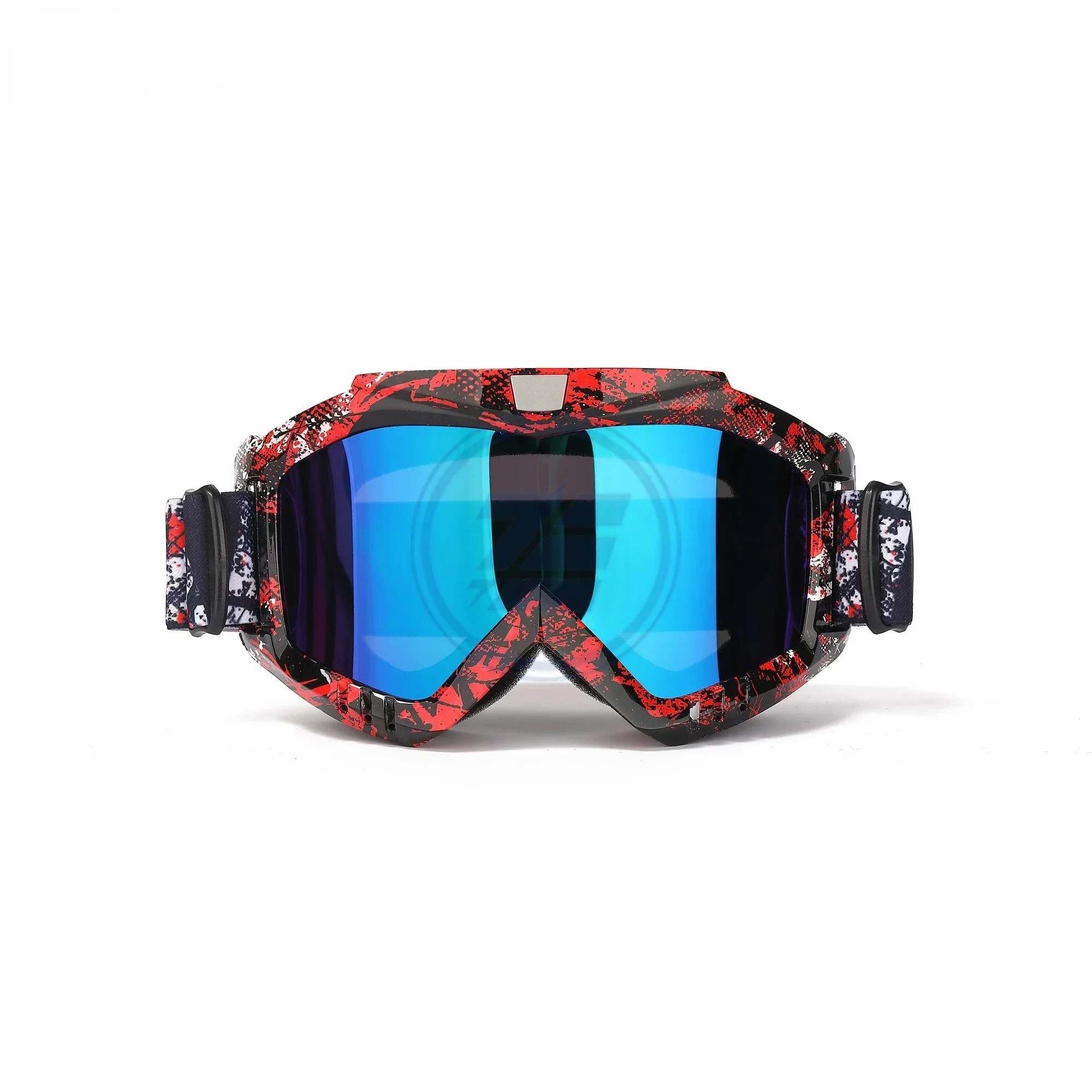 Folding Goggles Glasses removable face mask cover Ski Snowboard Motorcycle Windproof Cruiser For Biker Helmet with Mouth Filter