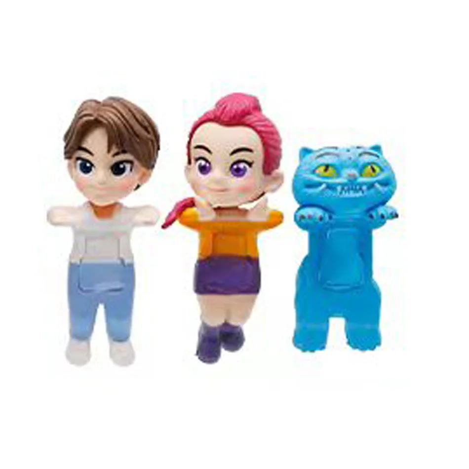 Kpop Demon Hunters Blind Box seria zwierzęca Blind Box Doll modne ozdoby do samochodu i telefonu komórkowego zabawki dla dzieci prezent na Halloween