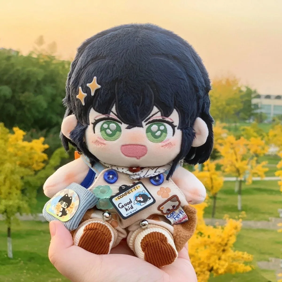 

20cm Anime Demon Slayer Hashibira Inosuke Cosplay Cotton Doll Body Dress-Up Plush Stuffed Figure Children'S Toys Birthday Gifts