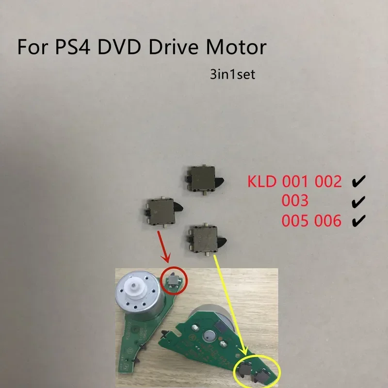 Replacement for PS4 Console Drive Insert Eject Media Disc Detection Sensor Switch Set Fits Motor KLD 001/002/003/005/006 KLD-002