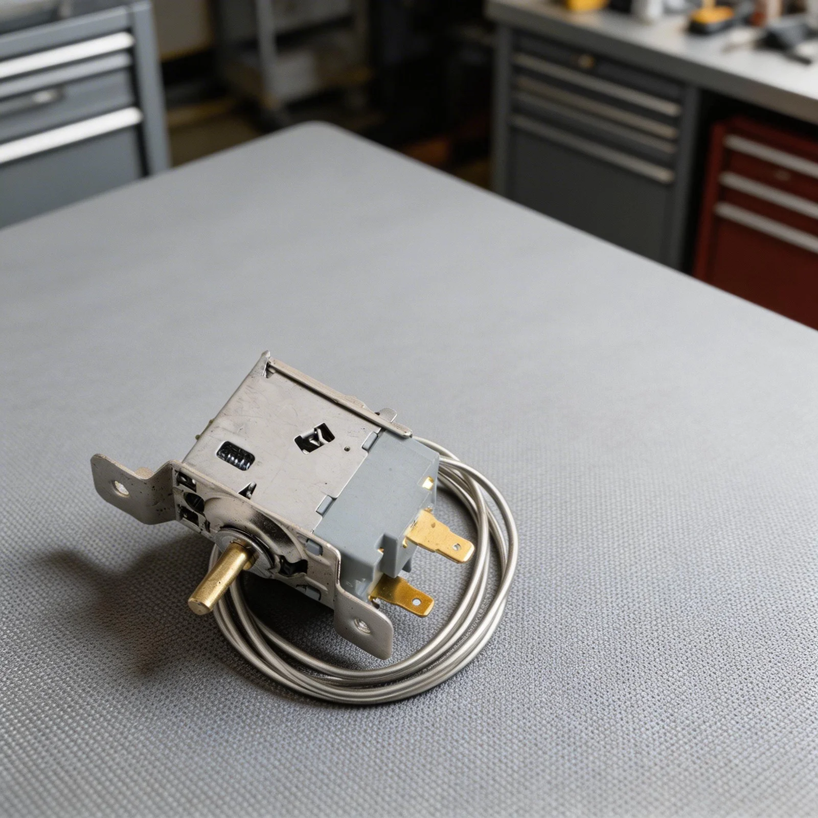 Thermostat Replacement for Hisense Refrigerator 209BS A WDFE28C L EX 48x30x22mm with 54cm Wiring Simple Installation