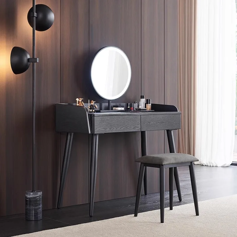 Minimalist light luxury dressing table Modern simple dressing table