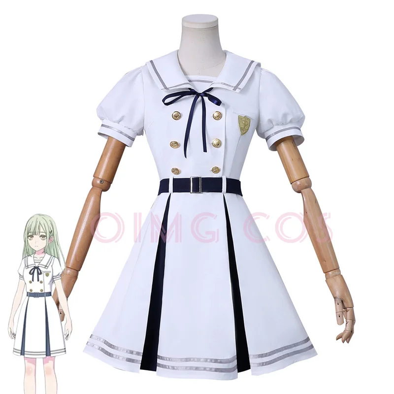 

BanG Dream Cosplay Costume Uniform Jacquard Fabric Wig Anime Chinese Halloween Costumes for Women Game