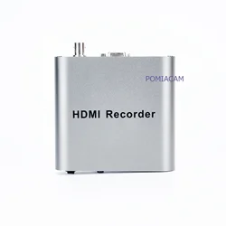 HDMI Recorder Device Video Capture Support HDMI/VGA/CVBS 1080P and 720P HDMI Video Input Max.128GB SD Card 8V-30V Power Input