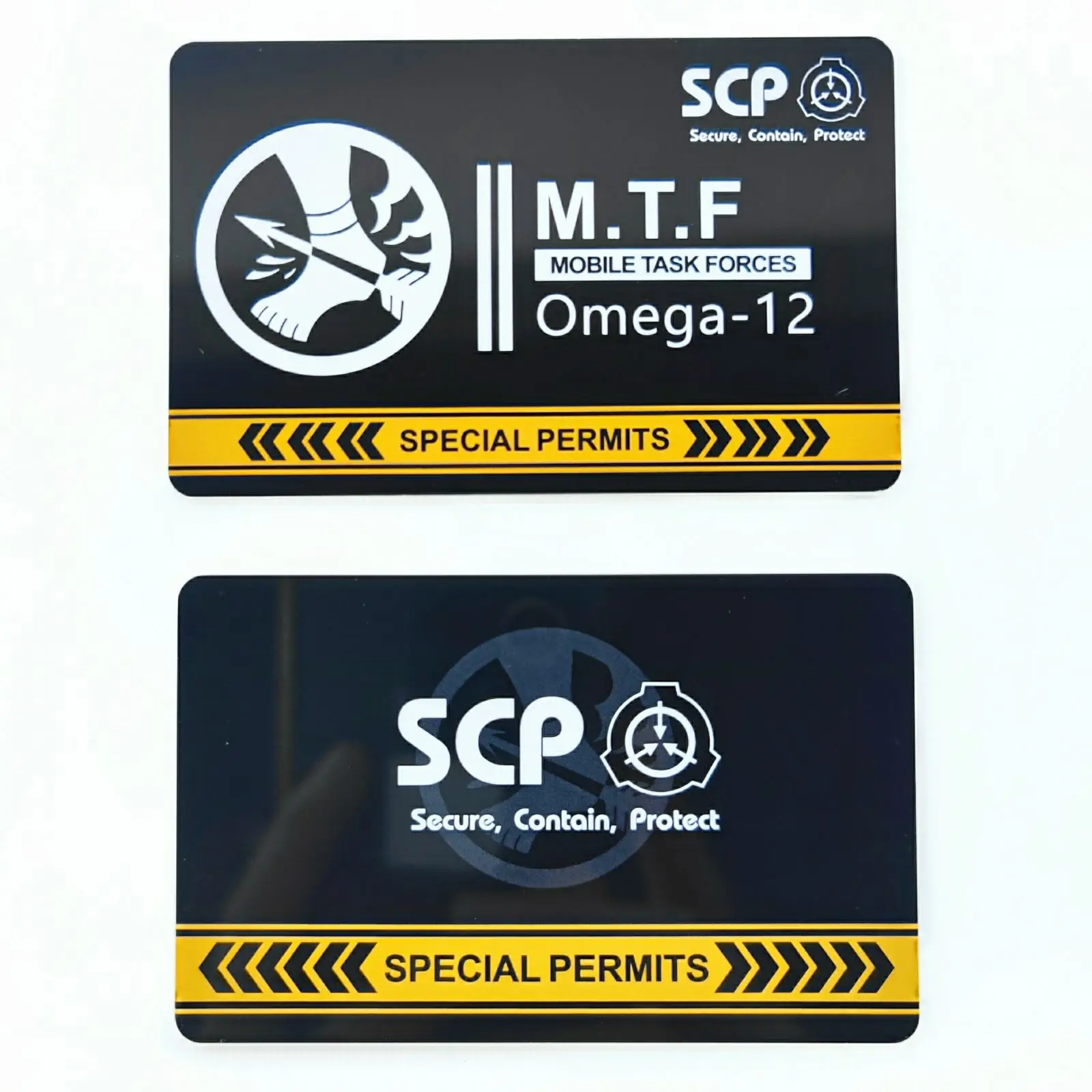 SCP foundation M.T.F mobile task forces PVC hardcard secret GUARD Cosplay card OR-78