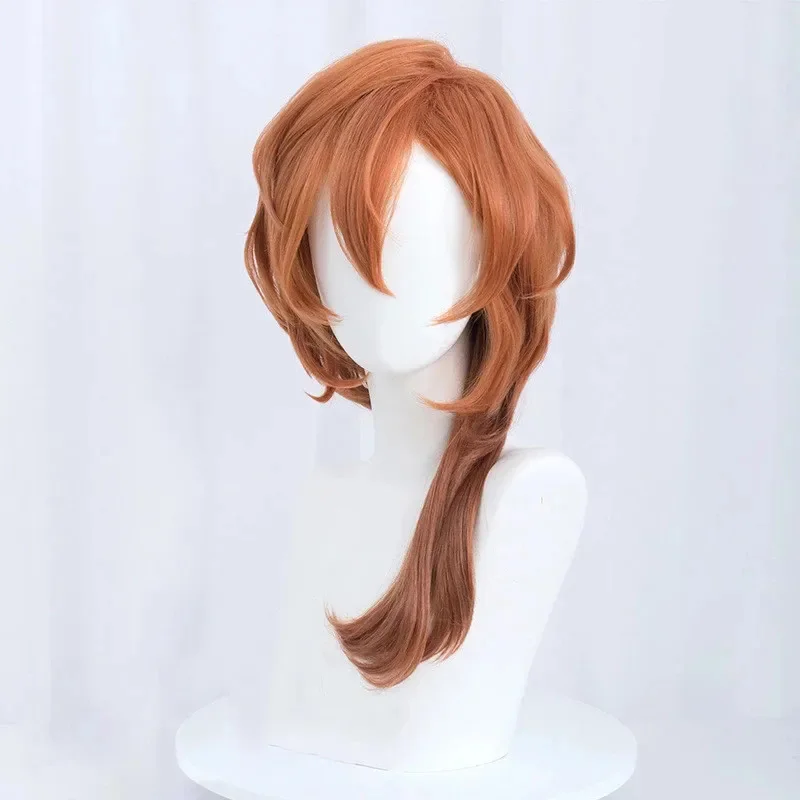 Really High Quality Anime Bungo Stray Dogs Chuya Nakahara Chuuya Cosplay Wig Heat Resistant Synthetic Hair Wigs