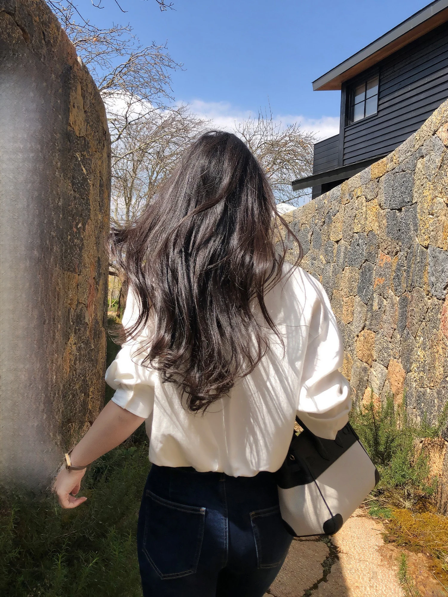 

Pusumede Long Sve irt Women's Waist-Cinching Patchwork Bloomer Design Casual Sle Lenzing Lyocell Fabric Spring 2026