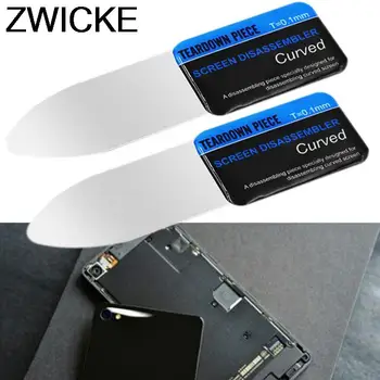 1 pezzo di schermo LCD curvo per telefono cellulare Spudger apertura strumenti per carte di leva telefono cellulare flessibile ultra sottile smontare metallo in acciaio
