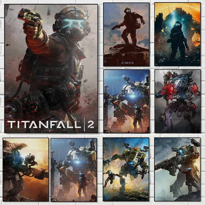 Hot Shooting Video Games Titanfall Posters and Prints Canvas Printing Modern Wall Art Picture for Living Room Home Decor Gifts